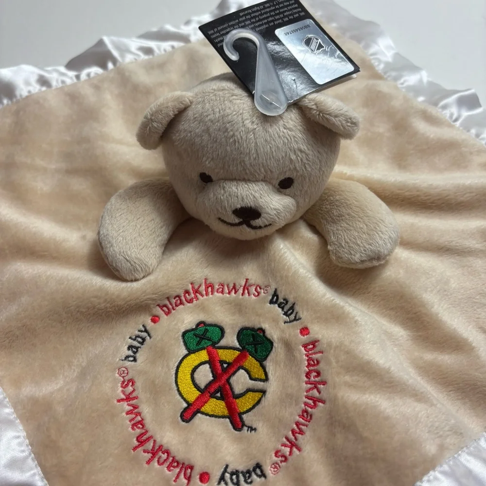 New! NHL Blackhawks bear lovey